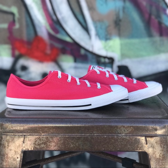 Wmns Converse CTAS Dainty Ox Pink Low Top Sneakers - Picture 6 of 12